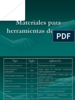 05 Materiales para Herramientas de Corte Powerpoint