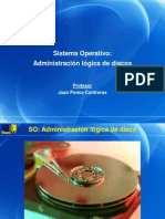 Sistema Operativo Administracion Lógica de Discos