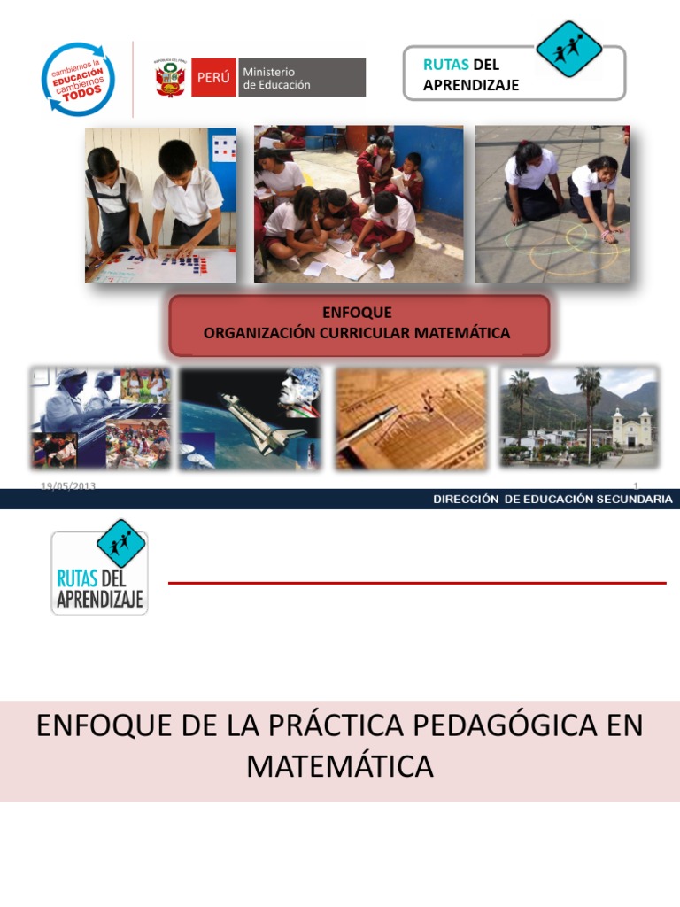 Enfoque Pedagógico en Matemáticas | PDF | Enseñanza de matemática ...