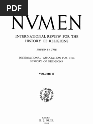 Numen Volume 2 Monotheism Deities