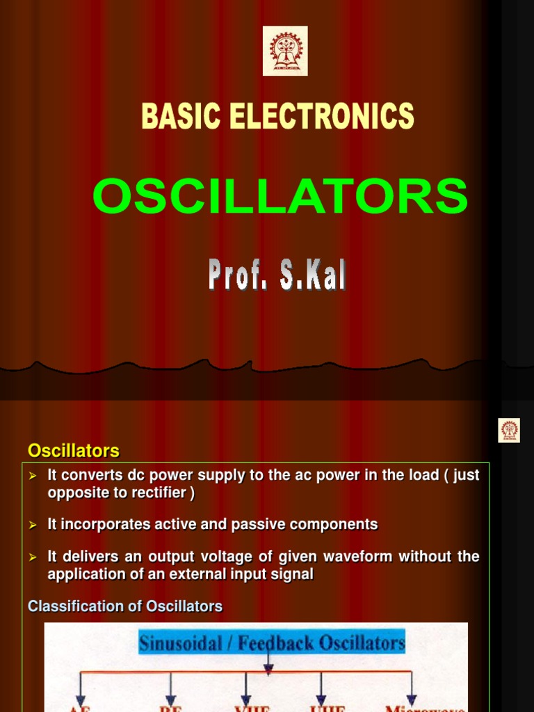 Classification of Oscillators Overview | PDF | Electronic Oscillator ...