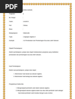 Contoh Rph Lesson Study (Matematik) Contoh Rph Lesson Study (Matematik)