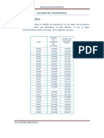 Análisis de consistencia de datos hidrológicos