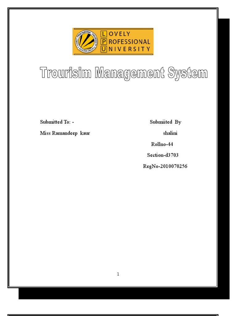 Tourism Management System in Goa | PDF | Tourism | Coast