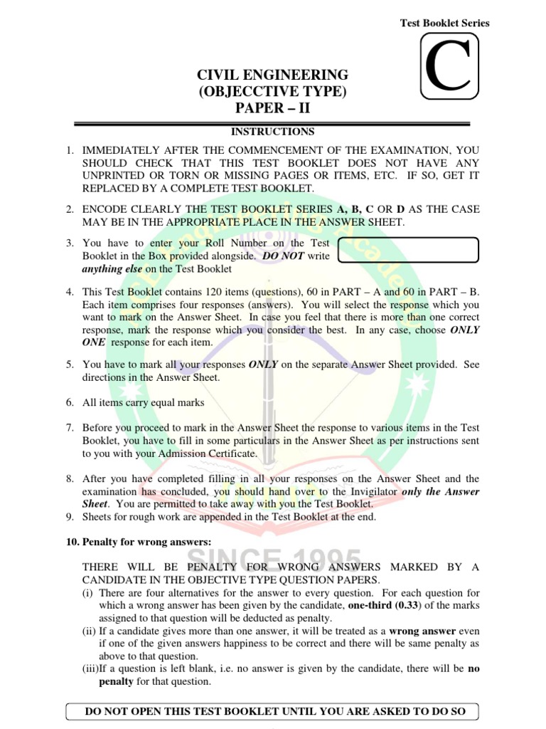 Civil Engineering Exam Paper II 2012 | PDF | Flood | Liquids