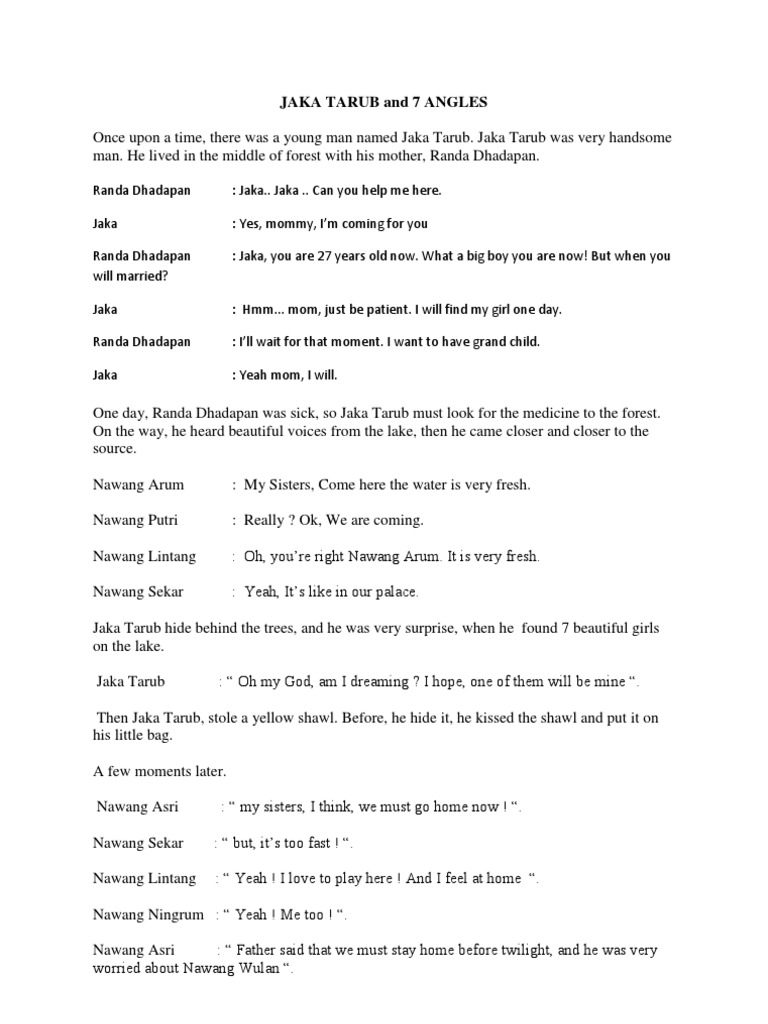 Drama script