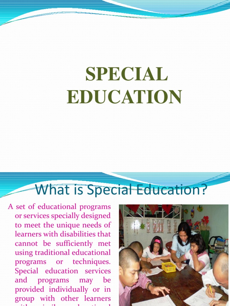 Special Education Awareness For The New Teachers PDF Special