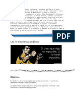 Las 11 enseñanzas de Bruce Lee