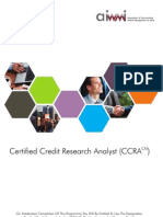 Certified Credit Research Analyst