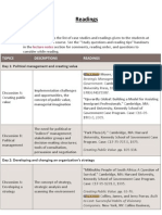 Getting Things Implemented Strategy, People, Performance - Readings.docx