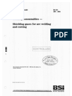BS en 439-1994 Welding Consumables - Shielding Gases For Arc Welding & Cutting