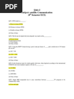 Quiz-2 Subject: Satellite Communication (8 Semester ECE)