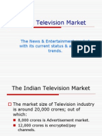 Indian Television Market: The News & Entertainment Market With Its Current Status & Advertising Trends
