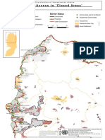 Maps - Gaza Barriers (Northern Gaza)