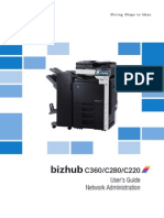 Bizhub c360 c280 c220 Ug Network Administrator en 4 2 0