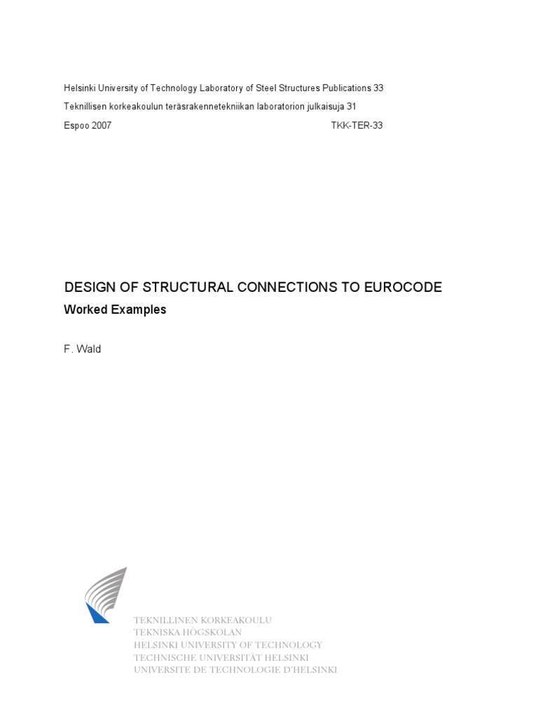 Bolted Connections - Examples | PDF | Structural Steel | Bending