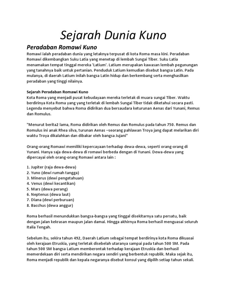Sejarah Dunia Kuno Pdf