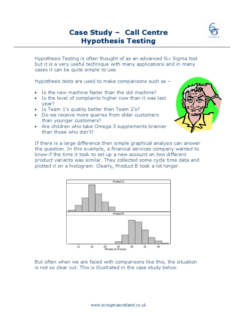 Call Centre Hypothesis Testing Case Study | PDF
