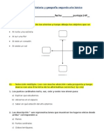 Prueba de Historia y Geografia Segundo Año Básico