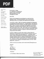 SD B5 Dept of Transportation FDR - Commission Request For FAA Cerfitication of Doc Production and FAA Doc Indexes