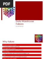 Data Warehouse Failures