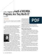 The Rapid Growth of MD/MBA Programs: Are They Worth It?