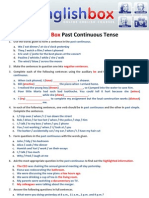 Activity Box Past Continuous