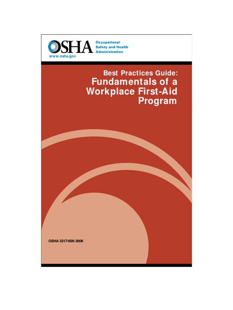 Osha First Aid PDF Occupational Safety And Health
