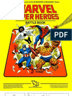 TSR6850 MH0 Marvel Super Heroes Basic Set Battle Book