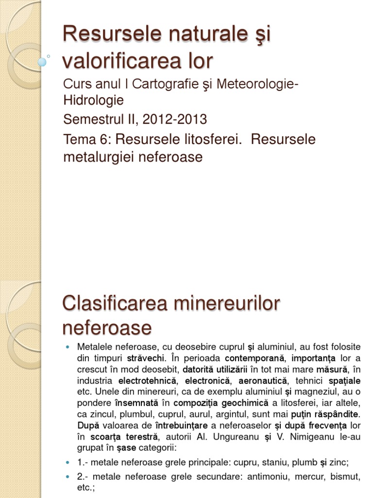 Resurse 6 | PDF