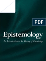 17673307 Epistemology an Introduction to the Theory of Knowledge Suny Series in Philosophy