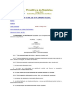Presidência da República - Código Civil   14-06-2013