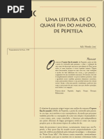 Uma leitura de O quase fim do mundo, de Pepetela. Por Kelly Mendes Lima