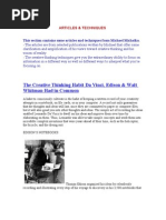 Thinkering Creativo ARTICULOS