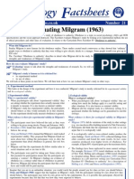 Milgram's Original Study