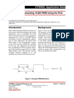 CYGNAL Application Note: AN007 - Implementing 16-Bit PWM Using The PCA