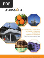 Download Transcorp PLC 2012 Annual Report by Transnational Corporation of Nigeria PLC SN147855390 doc pdf