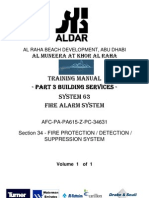 Training Manual - Part 3 Building Services - System 63 System 63 Fire Alarm System