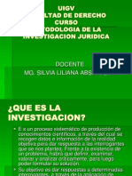 Metodologia de La Investigacion Juridica PPT Uigv