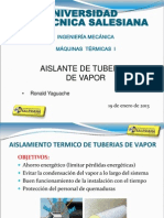 Aislante de Tuberias Vapor