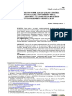 Um breve argumento sobre a necessidade de constitucionalização do direito penal - SILVA JR., Nelmon J.