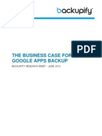 The Business Case for Google Apps Backup