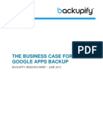 The Business Case For Google Apps Backup