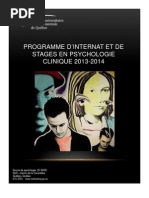 Programme Internat Psychologie