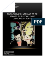 Programme Internat Psychologie