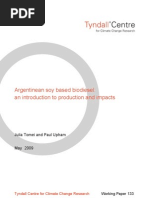 Download Argentinean soy based biodiesel an introduction to production and impacts by Tyndall Centre for Climate Change Research SN14787586 doc pdf