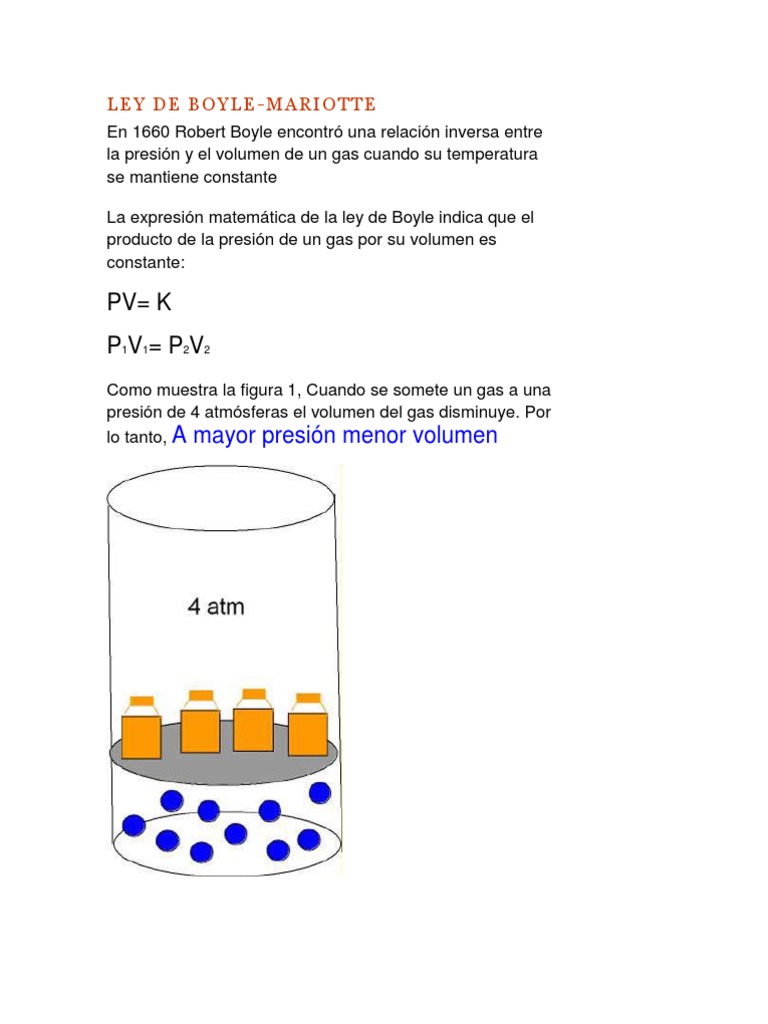 Ley de Boyle Gases Mecánica estadística