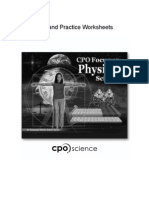 Physical Science Skill and Practice Sheets