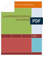 LA INTERPRETACIÓN DE LOS DOGMAS