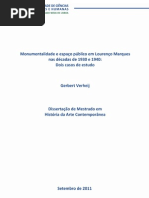 Monumentalidade e Espaço Público em Lourenço Marques (1930-1940). 
de Gerbert Verheij